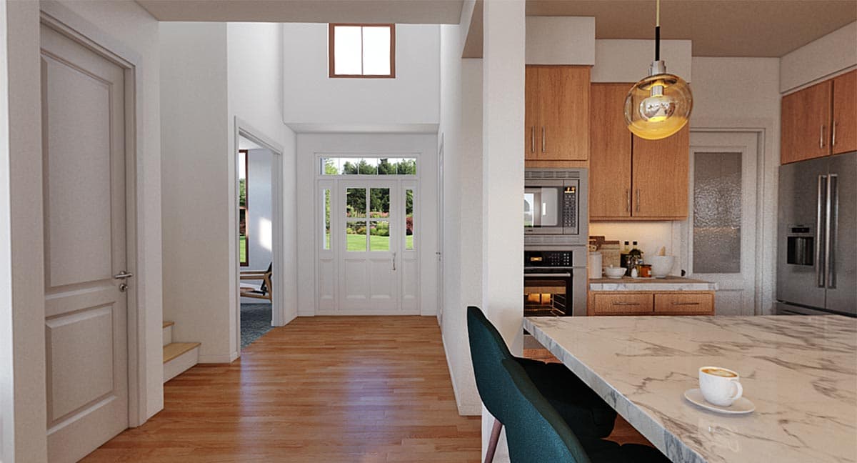 Plan 69751AM: New American Farmhouse Plan with Four Upstairs Bedrooms - 2618 Sq Ft - Image #8 - Country, Farmhouse, Modern Farmhouse, New American, Traditional