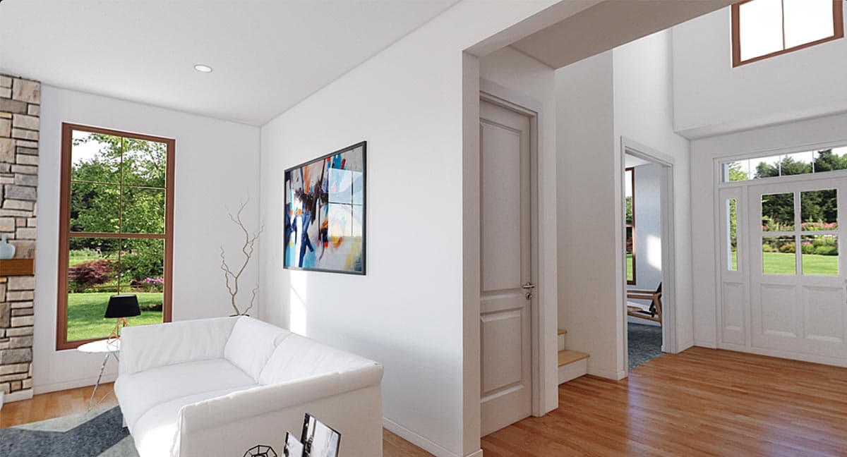 Plan 69751AM: New American Farmhouse Plan with Four Upstairs Bedrooms - 2618 Sq Ft - Image #14 - Country, Farmhouse, Modern Farmhouse, New American, Traditional