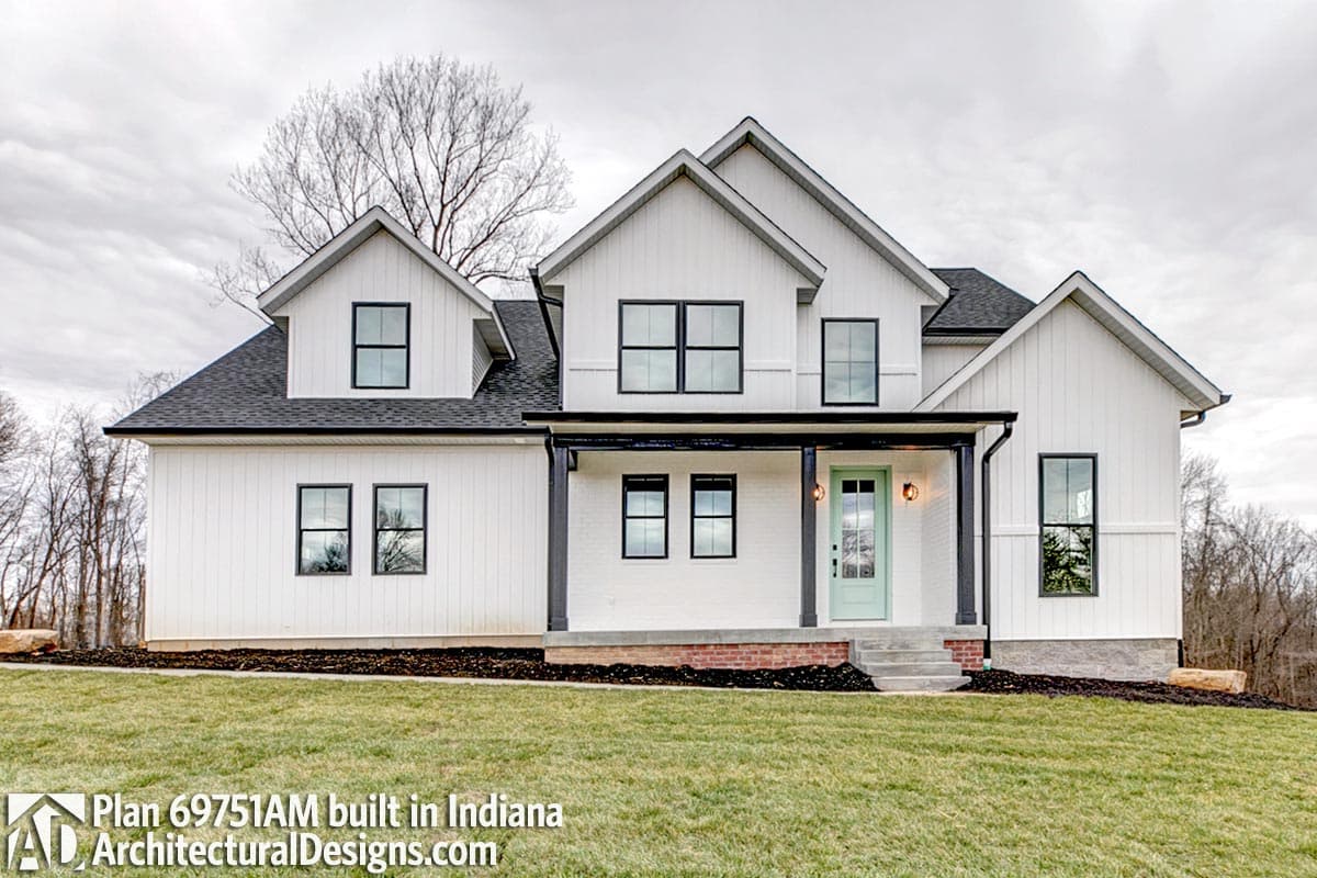 build gallery item - House Plan 69751AM Comes to Life in Indiana