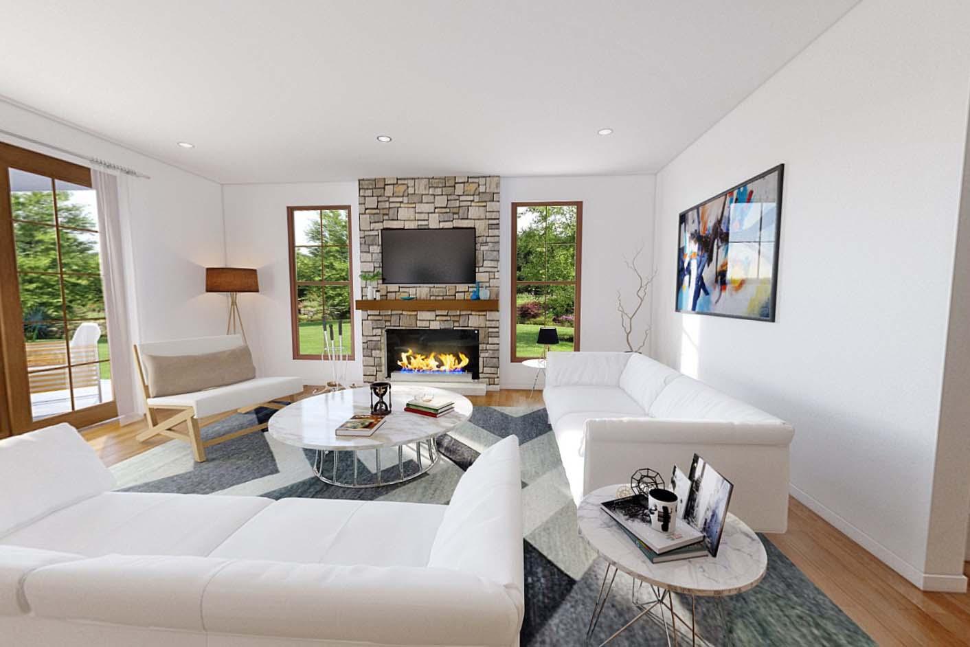 Plan 69751AM: New American Farmhouse Plan with Four Upstairs Bedrooms - 2618 Sq Ft - Virtual Tour Cover Image - Country, Farmhouse, Modern Farmhouse, New American, Traditional