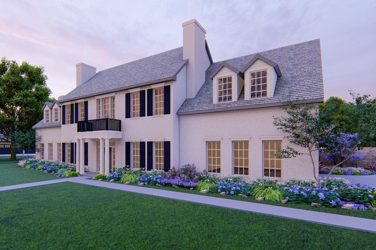 Plan 915030CHP: Classic Colonial House Plan with Second-Level Bedrooms - 5078 Sq Ft - Image #6 - Colonial, Georgian, Traditional