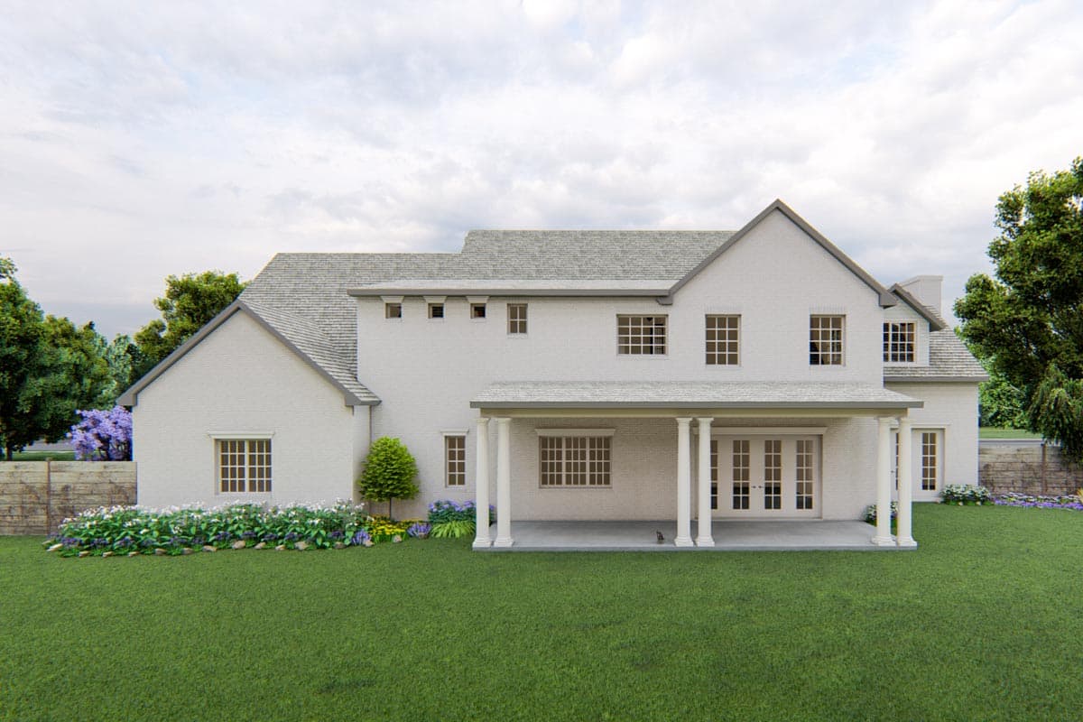 Plan 915030CHP: Classic Colonial House Plan with Second-Level Bedrooms - 5078 Sq Ft - Image #5 - Colonial, Georgian, Traditional