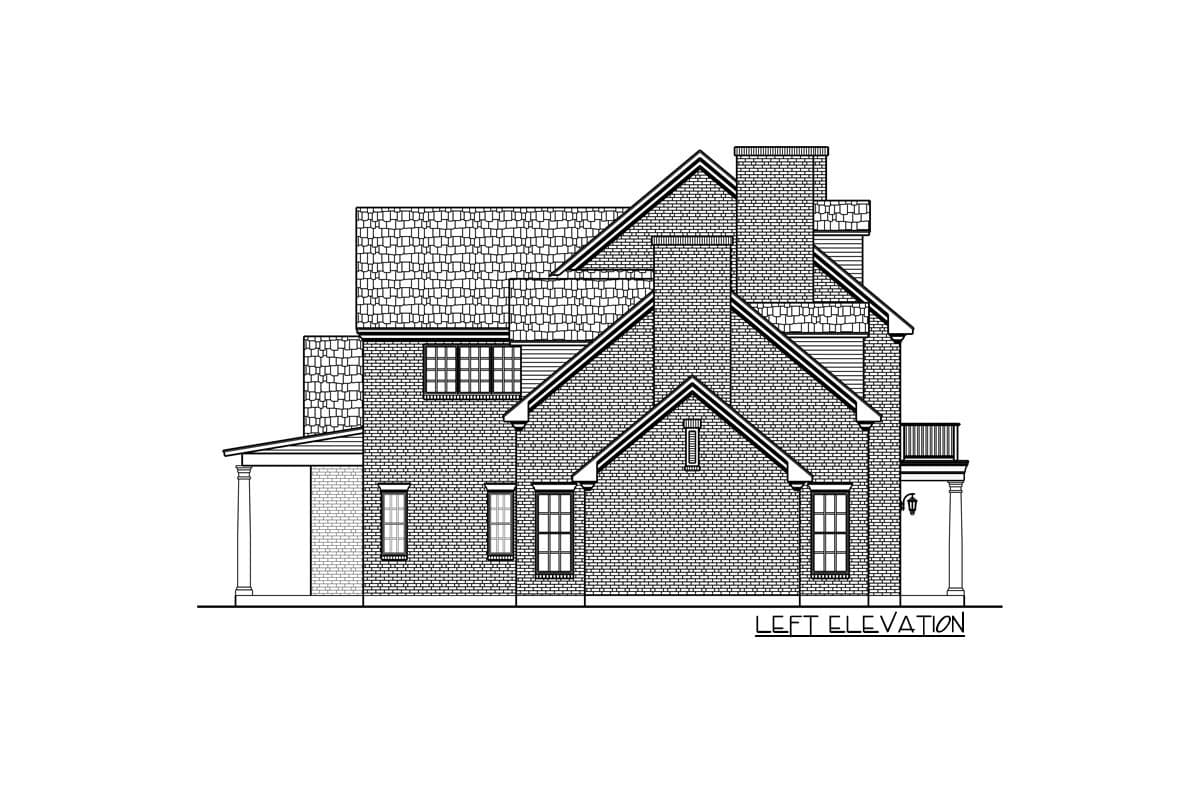 Plan 915030CHP: Classic Colonial House Plan with Second-Level Bedrooms - 5078 Sq Ft - Image #8 - Colonial, Georgian, Traditional