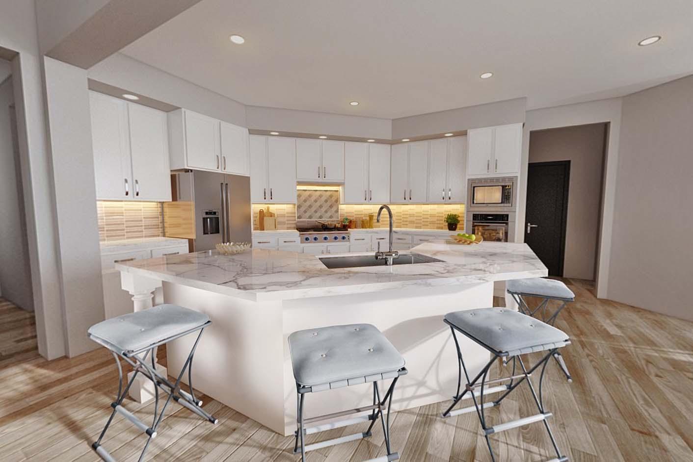 Plan 69750AM: Attractive 3 Bedroom Modern Farmhouse Plan with Vaulted Great Room - 2213 Sq Ft - Virtual Tour Cover Image - Country, Farmhouse, Modern Farmhouse, New American, Northwest, Ranch