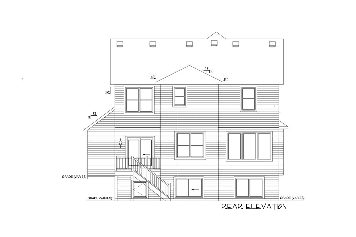 Plan 73479MRK: Exclusive Two-Story Home Plan with Optional Lower Level - Image #45 - New American, Traditional