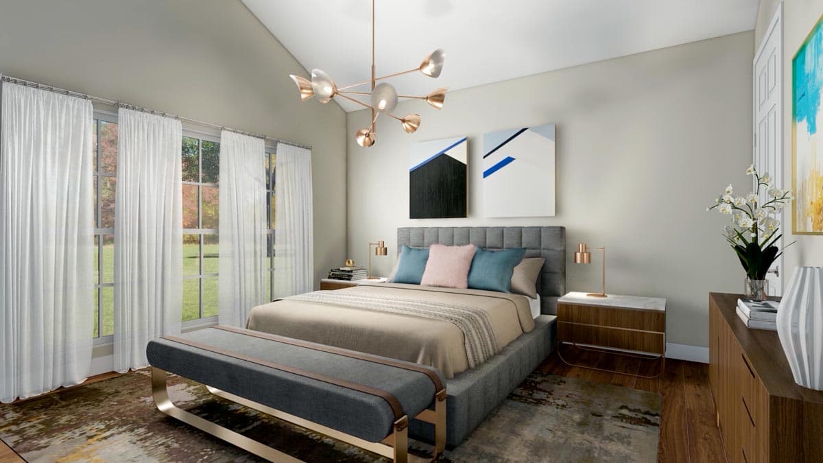 Plan 70646MK: Stone-Accented Farmhouse Plan with Bonus Room Over Garage - 2073 Sq Ft - Image #17 - Country, Craftsman, Farmhouse, Modern Farmhouse, New American