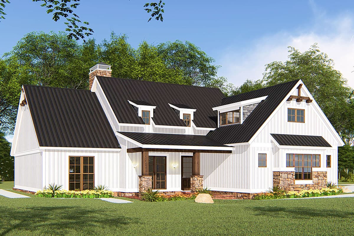 Plan 70647MK: One-Story Farmhouse Plan with Vaulted Great Room and Master Suite - 1897 Sq Ft - Image #25 - Country, Craftsman, Modern Farmhouse, New American, Rustic