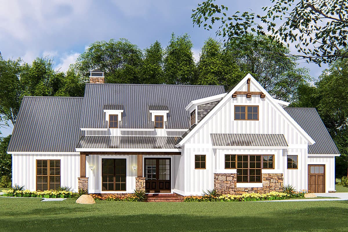 Plan 70647MK: One-Story Farmhouse Plan with Vaulted Great Room and Master Suite - 1897 Sq Ft - Image #21 - Country, Craftsman, Modern Farmhouse, New American, Rustic