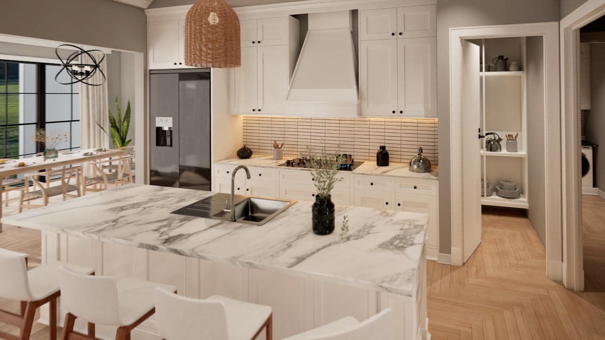 Plan 70647MK: One-Story Farmhouse Plan with Vaulted Great Room and Master Suite - 1897 Sq Ft - Image #11 - Country, Craftsman, Modern Farmhouse, New American, Rustic