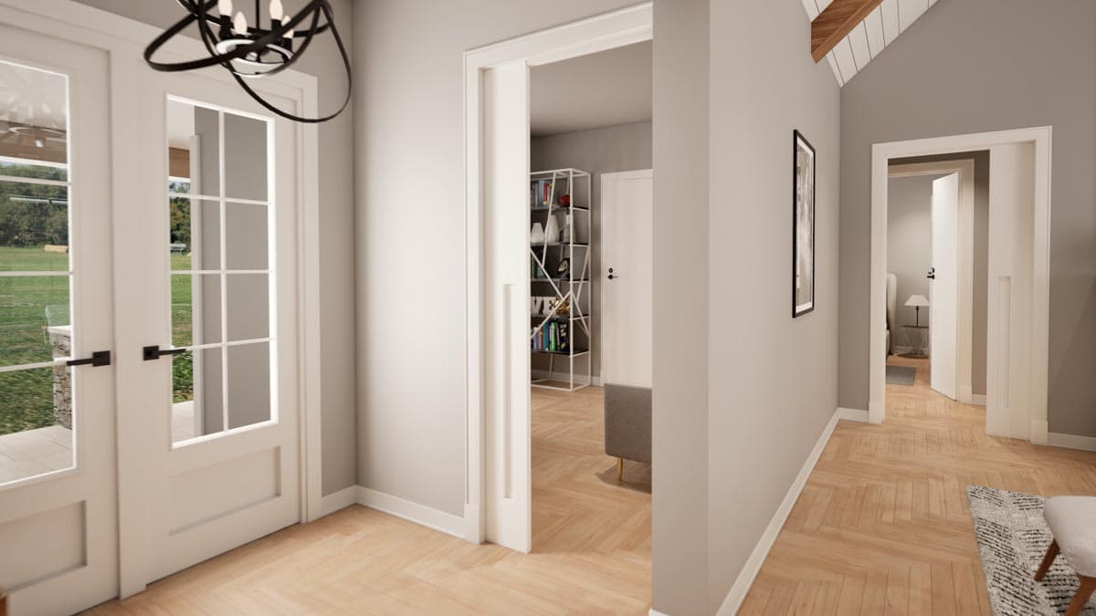 Plan 70647MK: One-Story Farmhouse Plan with Vaulted Great Room and Master Suite - 1897 Sq Ft - Image #16 - Country, Craftsman, Modern Farmhouse, New American, Rustic