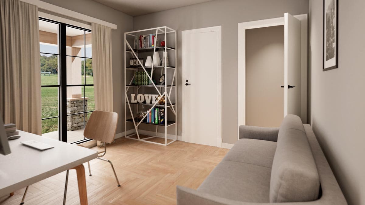 Plan 70647MK: One-Story Farmhouse Plan with Vaulted Great Room and Master Suite - 1897 Sq Ft - Image #17 - Country, Craftsman, Modern Farmhouse, New American, Rustic