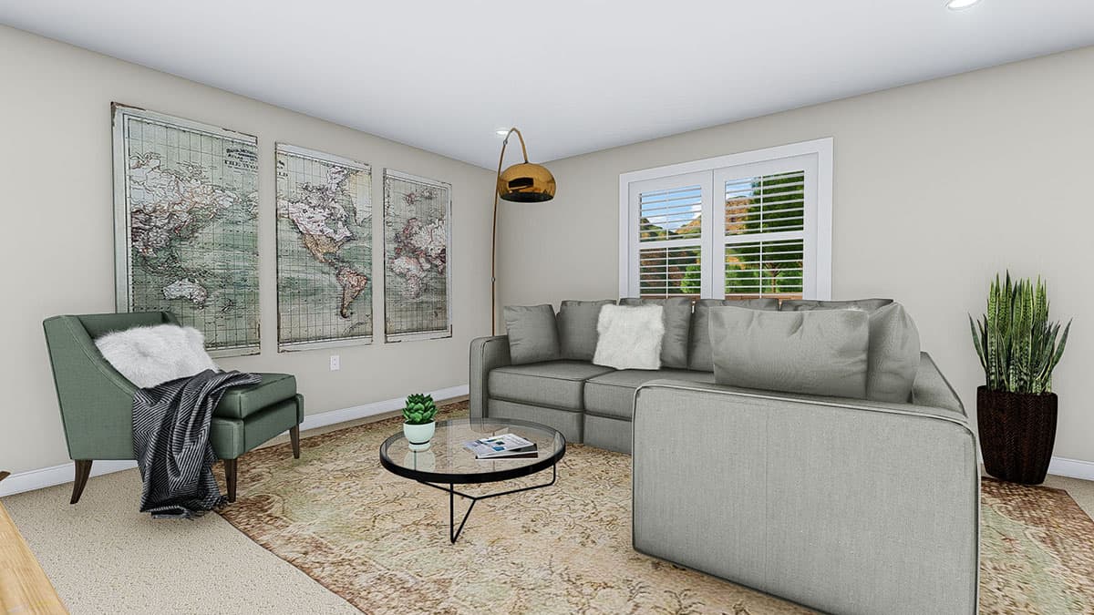 Plan 61351UT: Traditional Ranch Home Plan with Optional Finished Basement - Image #13 - Ranch, Traditional