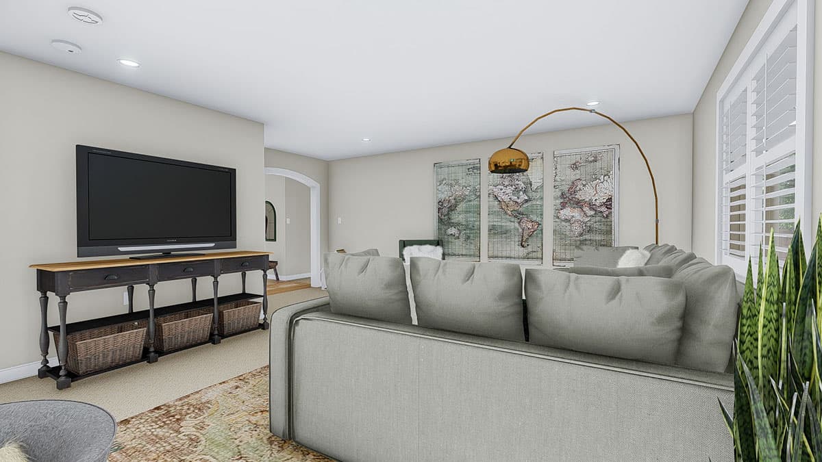 Plan 61351UT: Traditional Ranch Home Plan with Optional Finished Basement - Image #14 - Ranch, Traditional