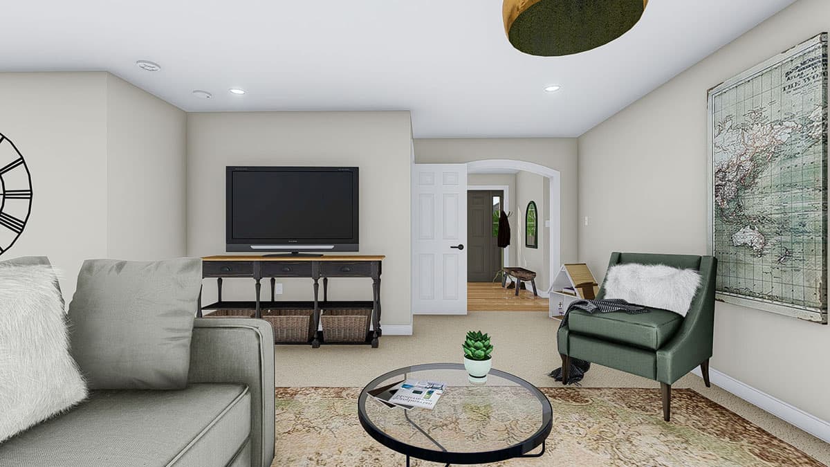 Plan 61351UT: Traditional Ranch Home Plan with Optional Finished Basement - Image #15 - Ranch, Traditional