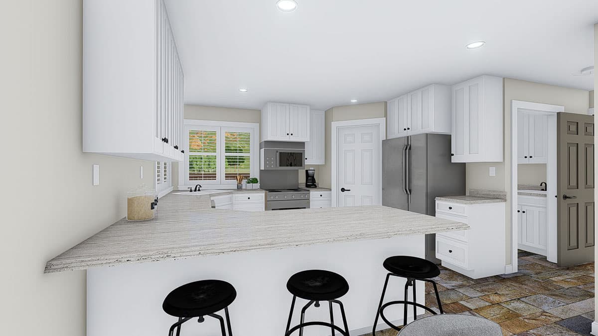 Plan 61351UT: Traditional Ranch Home Plan with Optional Finished Basement - Image #17 - Ranch, Traditional