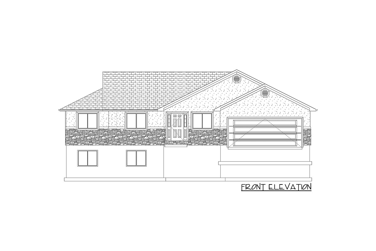 Plan 61351UT: Traditional Ranch Home Plan with Optional Finished Basement - Image #32 - Ranch, Traditional