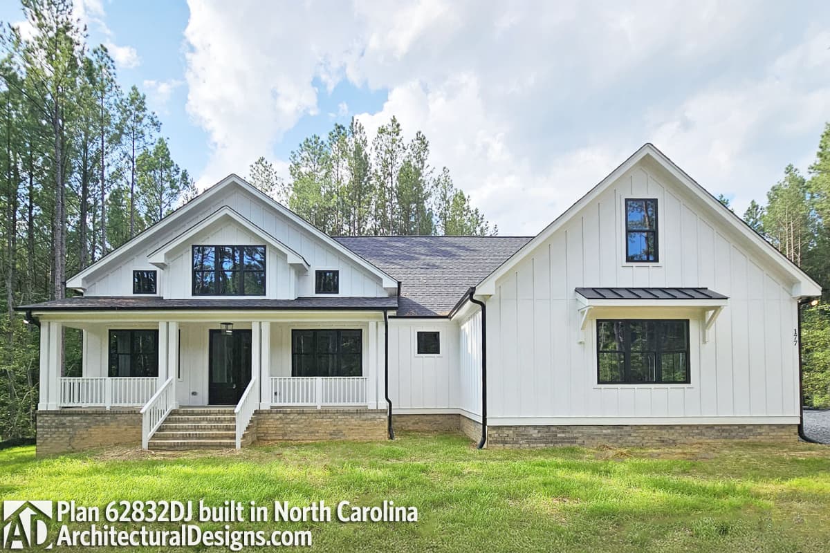 build gallery item - House Plan 62832DJ Comes to Life in North Carolina