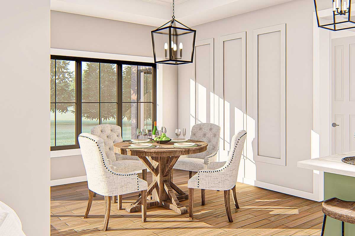 Plan 62832DJ: 3-Bed New American Farmhouse Plan with Bonus Room and Basement Expansion - Image #12 - Country, Craftsman, Modern Farmhouse, New American