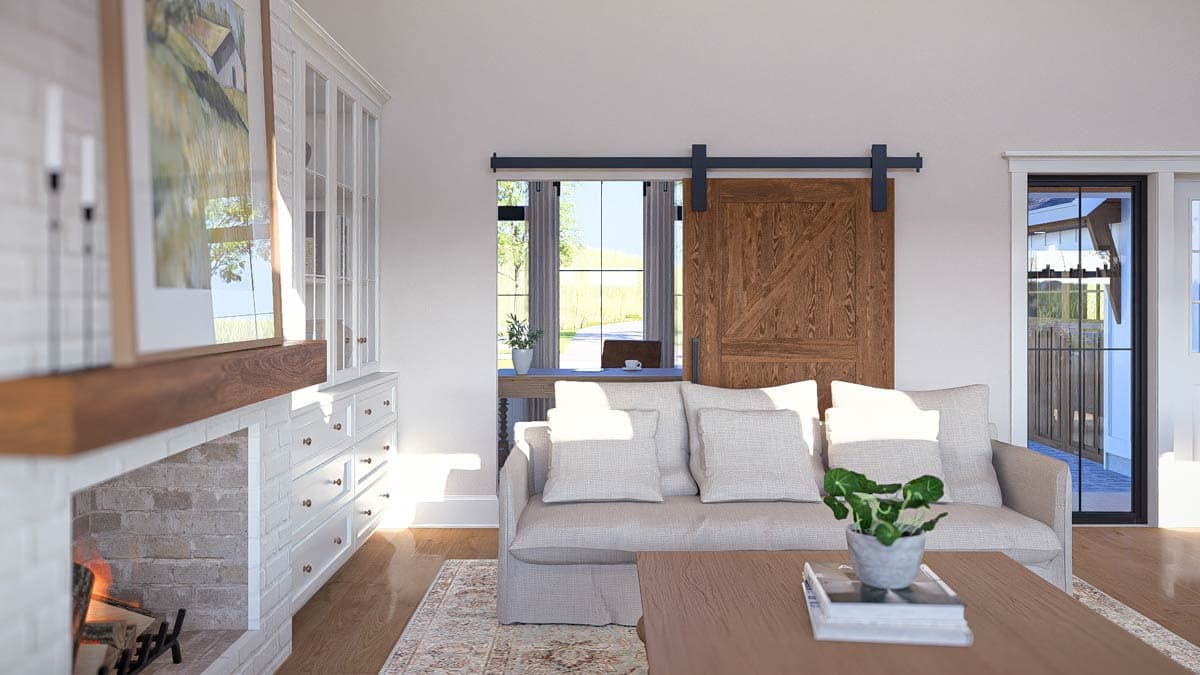 Plan 62834DJ: Modern Farmhouse Plan with Bonus and Lower Level Expansion - Image #10 - Craftsman, Farmhouse, Modern Farmhouse, New American