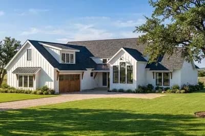 Modern Farmhouse Plan with Bonus and Lower Level Expansion