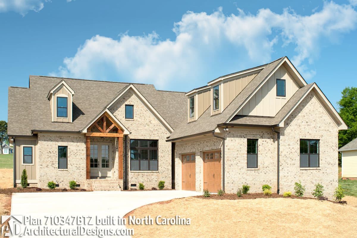 build gallery item - House Plan 710347BTZ comes to life in North Carolina