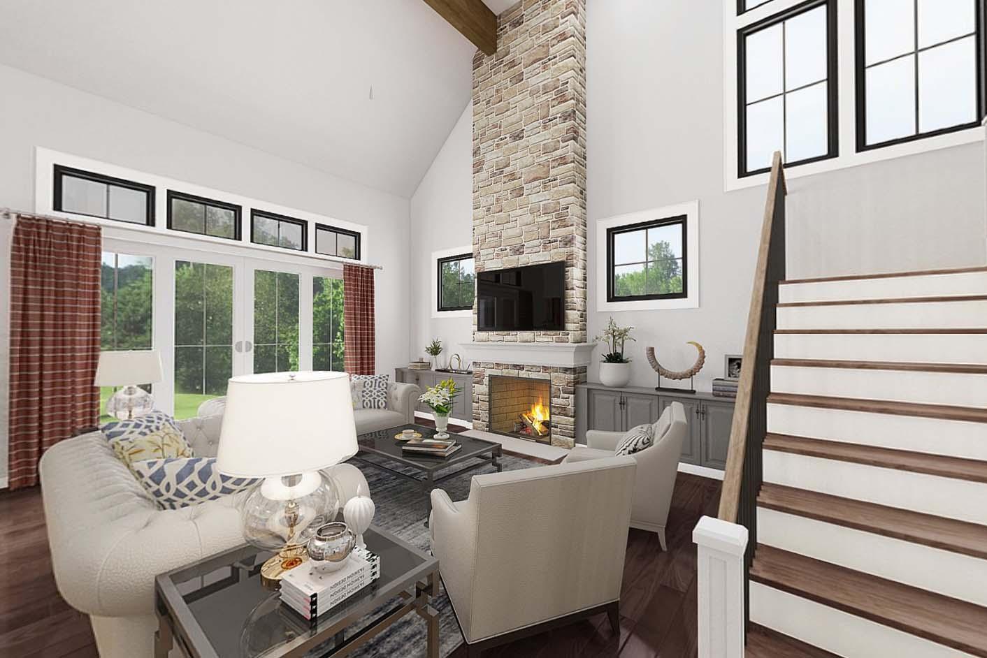 Plan 69756AM: 4-Bed New American House Plan with First Floor Master Suite - 2944 Sq Ft - Virtual Tour Cover Image - Country, Craftsman, New American, Northwest