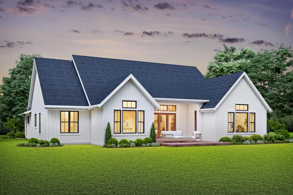 Plan 69757AM: 3-Bed New American House Plan with Large, Open Living Room - 2576 Sq Ft - Image #8 - Cottage, Country, Craftsman, New American, Northwest