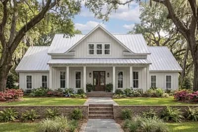 Sophisticated 4-Bedroom Modern Farmhouse Plan - 2390 Sq Ft