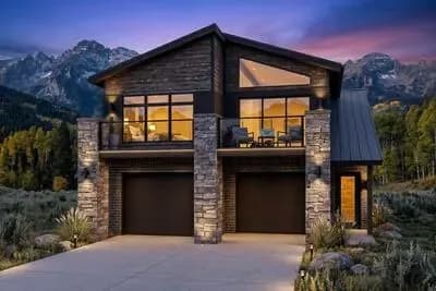Modern Mountain 2-Bed Carriage House Plan