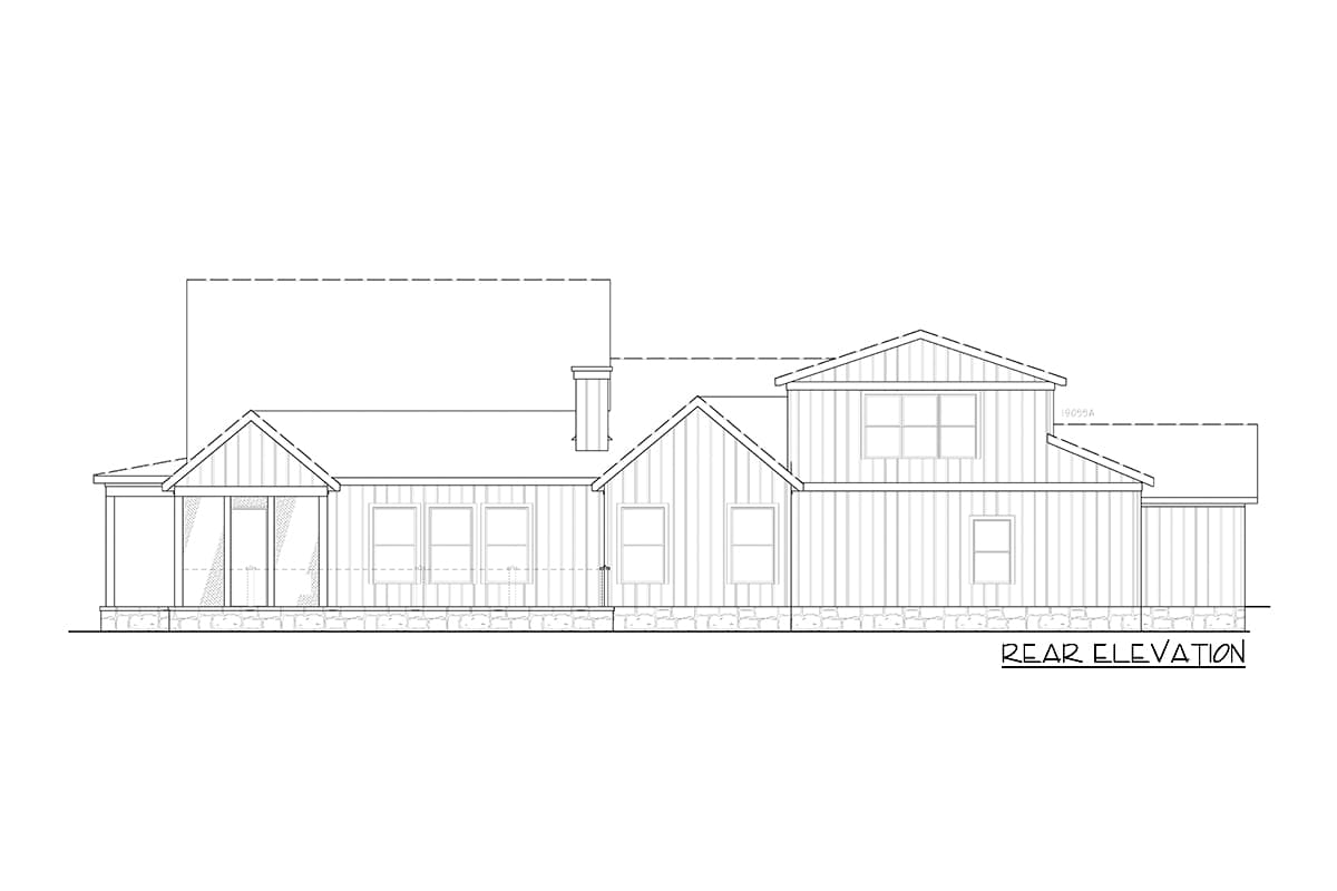 Plan 25693GE: New American House Plan with 3-Car Garage and a Vaulted Bonus Room - Image #29 - Country, Farmhouse, Modern Farmhouse