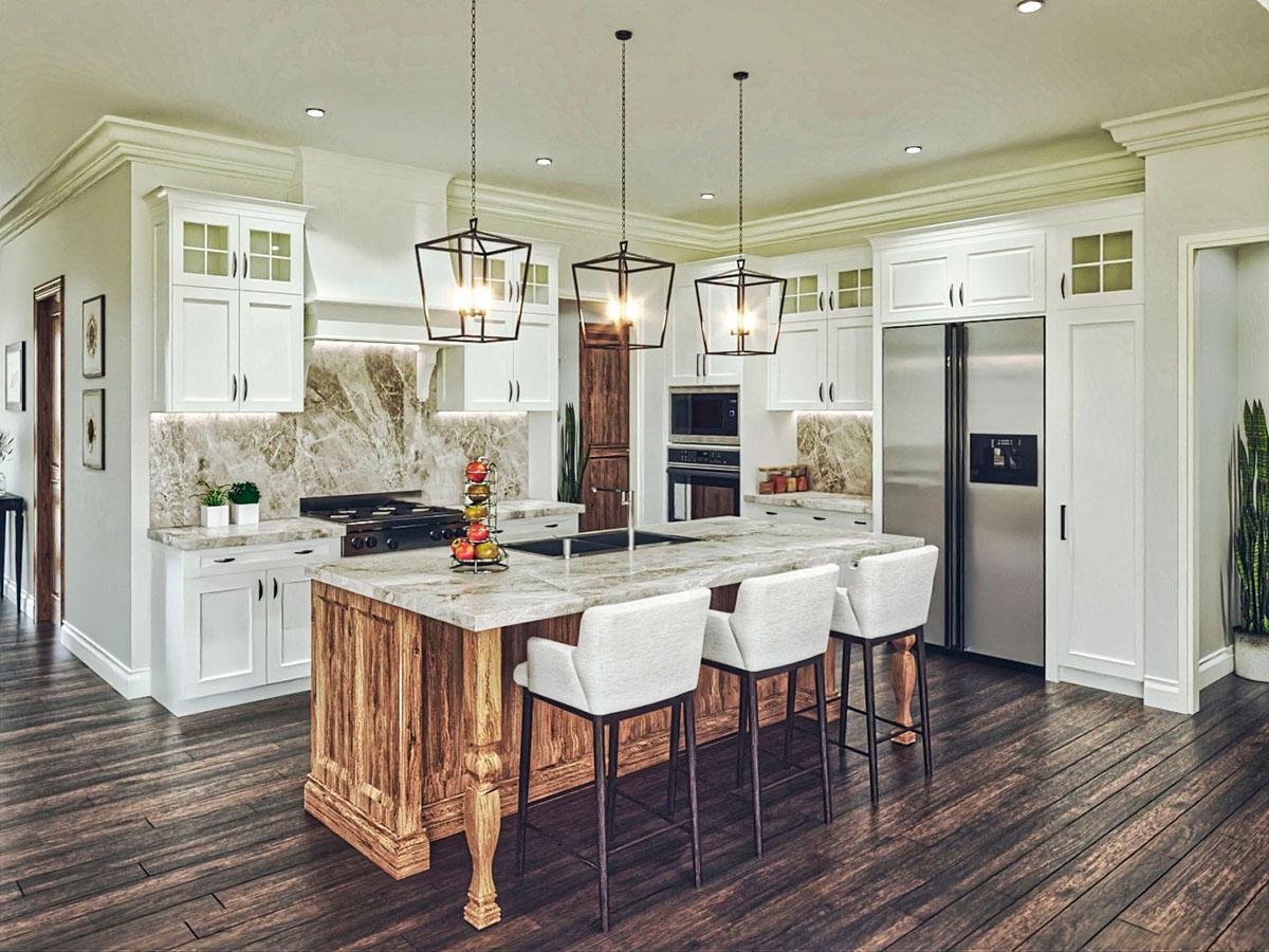 Plan 25693GE: New American House Plan with 3-Car Garage and a Vaulted Bonus Room - Image #13 - Country, Farmhouse, Modern Farmhouse