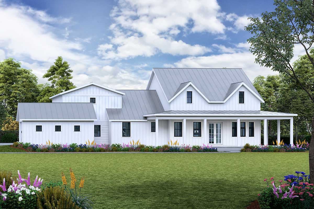 Plan 25693GE: New American House Plan with 3-Car Garage and a Vaulted Bonus Room - Image #20 - Country, Farmhouse, Modern Farmhouse