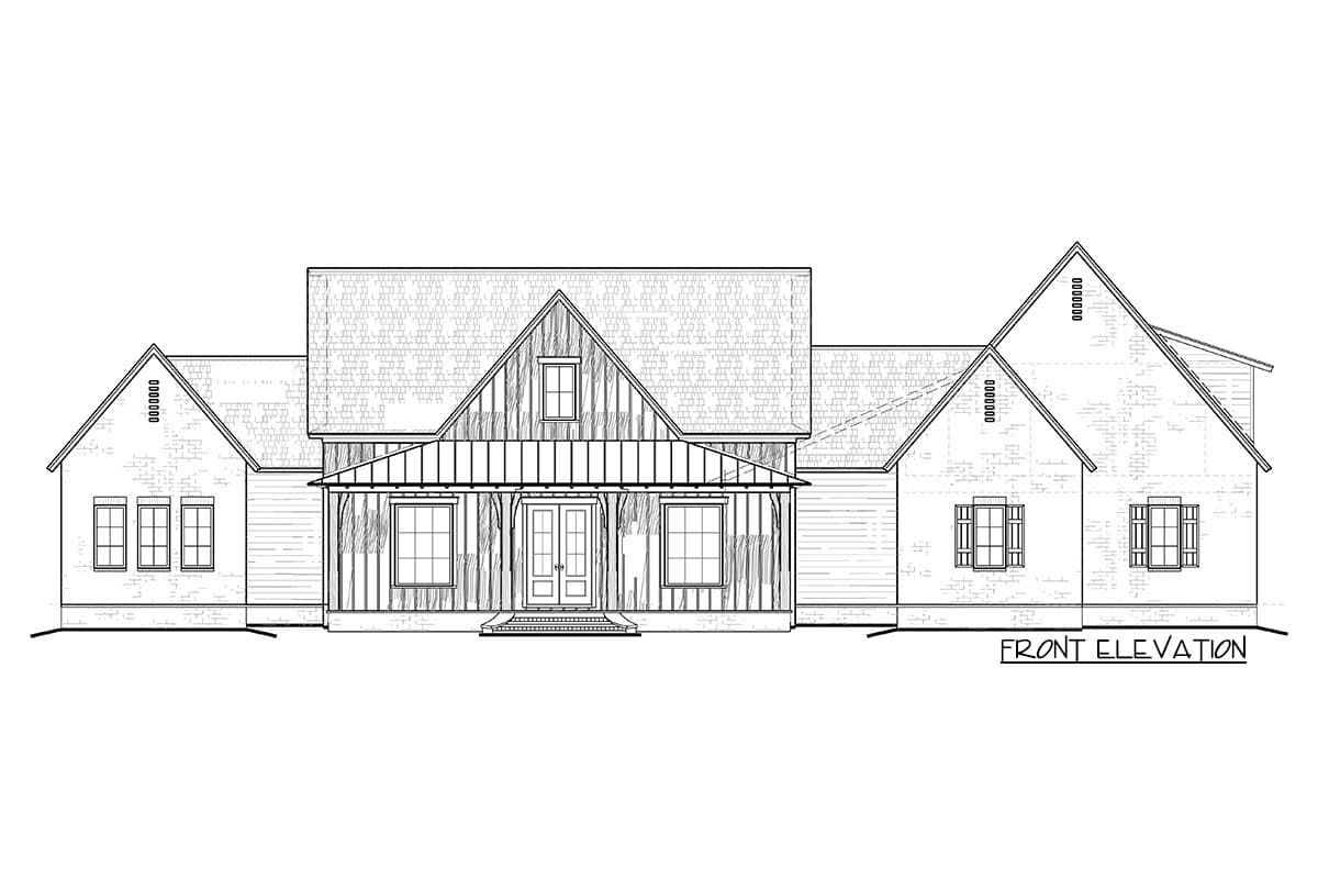 Plan 510135WDY: Exclusive Acadian-Style Modern Farmhouse Plan with Split Bedrooms - Image #16 - Acadian, Country, Farmhouse, Louisiana-Style, Modern Farmhouse, New American, Southern, Traditional