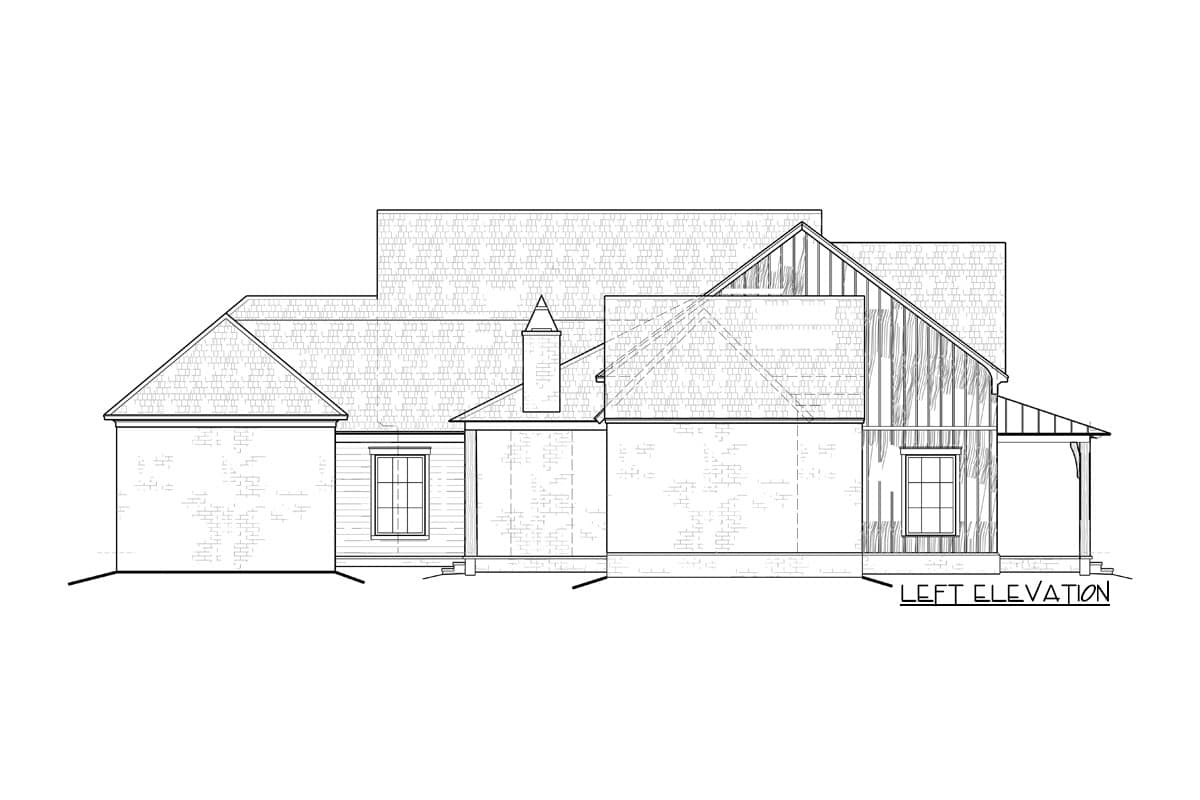 Plan 510135WDY: Exclusive Acadian-Style Modern Farmhouse Plan with Split Bedrooms - Image #17 - Acadian, Country, Farmhouse, Louisiana-Style, Modern Farmhouse, New American, Southern, Traditional