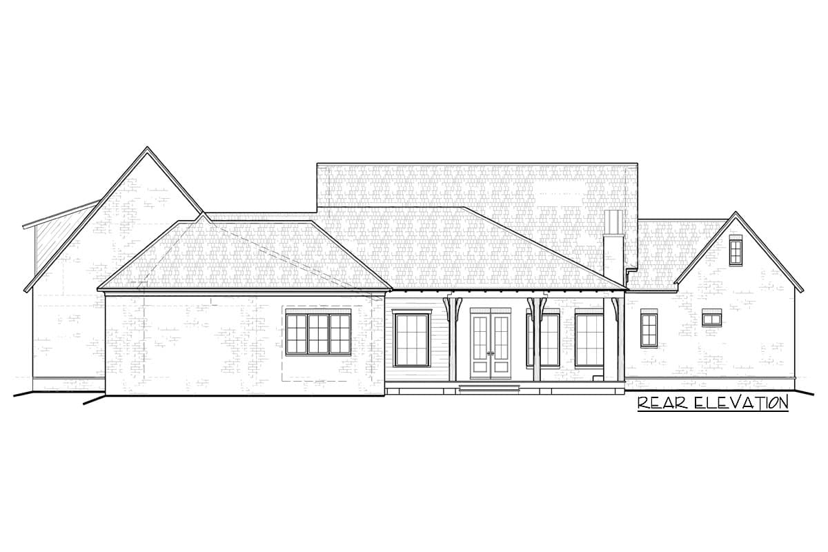 Plan 510135WDY: Exclusive Acadian-Style Modern Farmhouse Plan with Split Bedrooms - Image #18 - Acadian, Country, Farmhouse, Louisiana-Style, Modern Farmhouse, New American, Southern, Traditional