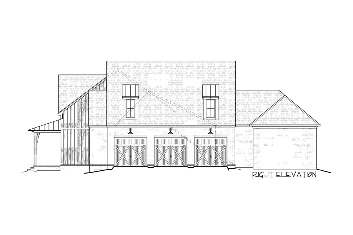 Plan 510135WDY: Exclusive Acadian-Style Modern Farmhouse Plan with Split Bedrooms - Image #19 - Acadian, Country, Farmhouse, Louisiana-Style, Modern Farmhouse, New American, Southern, Traditional