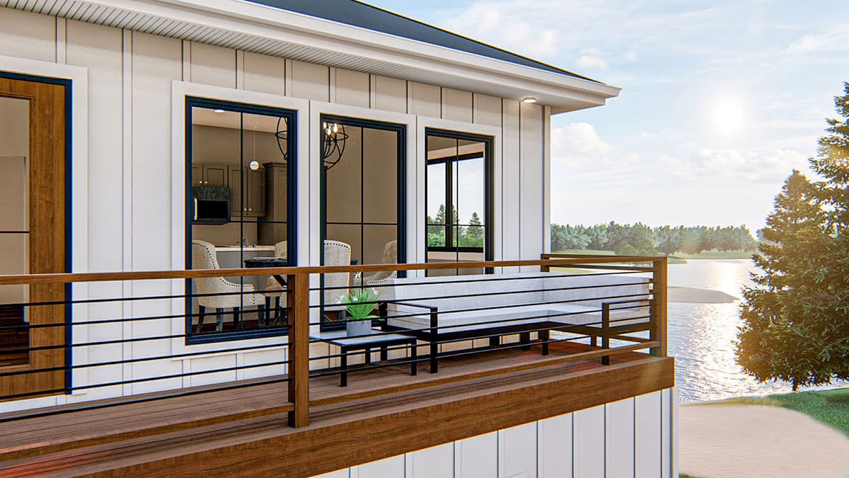 Plan 62837DJ: New American Carriage House Plan with Pull-through RV Garage - Image #5 - Carriage, Modern Farmhouse, New American