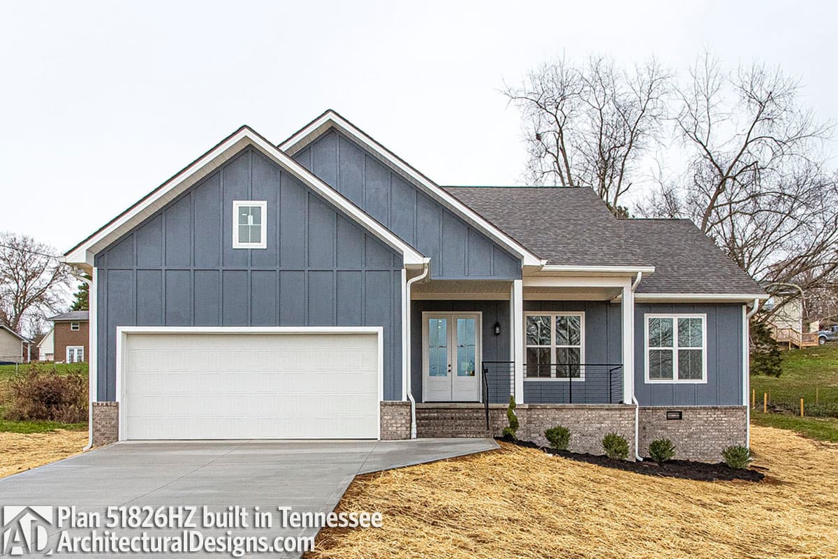 build gallery item - House Plan 51826HZ Comes to Life in Tennessee (Again!)