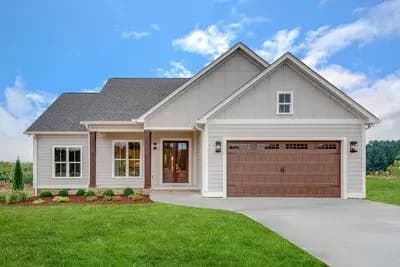 Modest-Sized Three-Bed Farmhouse Plan - 1521 Sq Ft