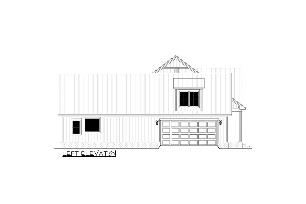 Plan 51827HZ: Country Farmhouse Plan with Optional Bonus Room - Image #4 - Country, Craftsman, Farmhouse, Modern Farmhouse, New American, Ranch