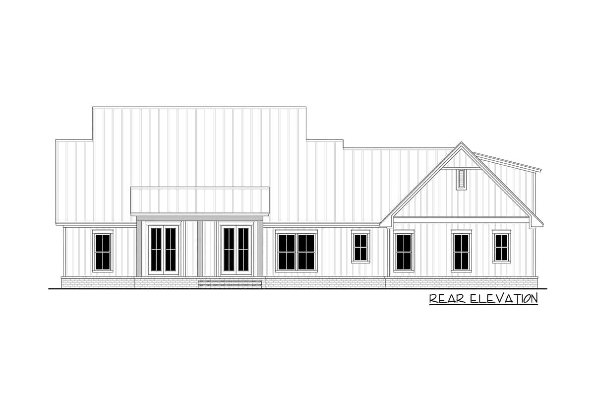 Plan 51827HZ: Country Farmhouse Plan with Optional Bonus Room - Image #5 - Country, Craftsman, Farmhouse, Modern Farmhouse, New American, Ranch