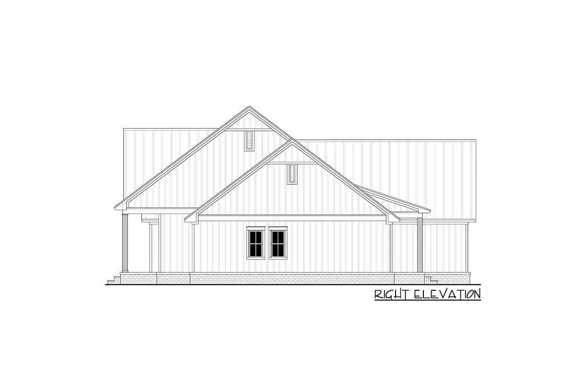 Plan 51827HZ: Country Farmhouse Plan with Optional Bonus Room - Image #6 - Country, Craftsman, Farmhouse, Modern Farmhouse, New American, Ranch