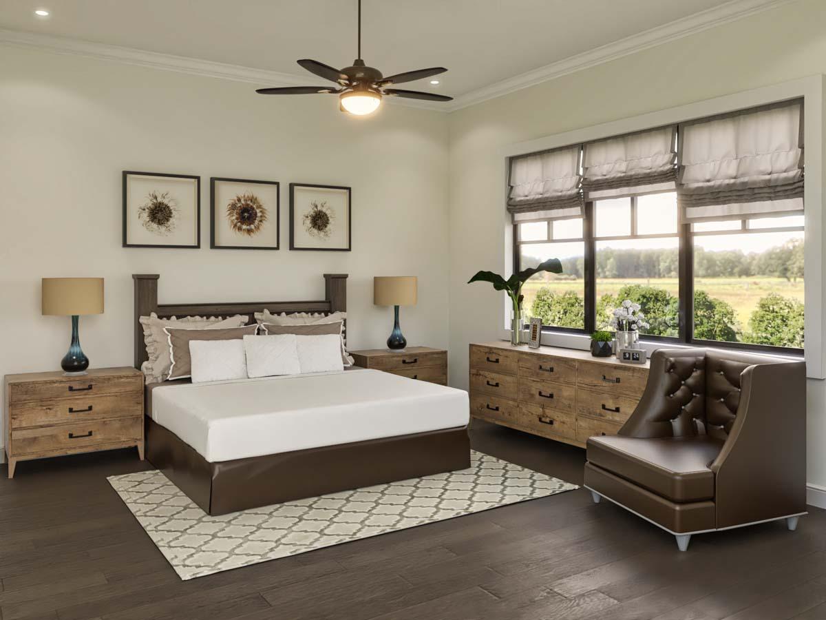 Plan 25695GE: One-Story Split-Bed House Plan with Vaulted Interior - 1925 Sq Ft - Image #13 - Country, Ranch, Rustic, Southern, Traditional