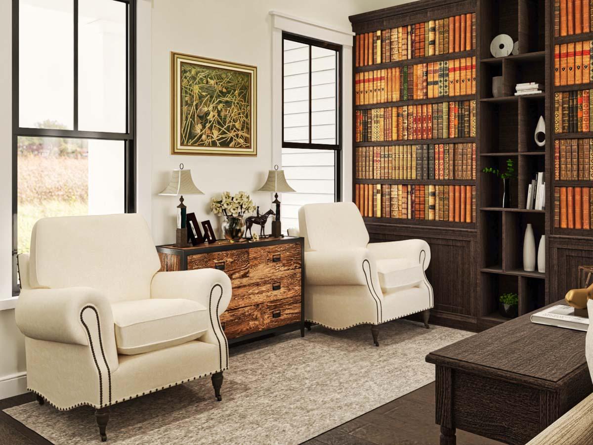 Plan 25695GE: One-Story Split-Bed House Plan with Vaulted Interior - 1925 Sq Ft - Image #17 - Country, Ranch, Rustic, Southern, Traditional