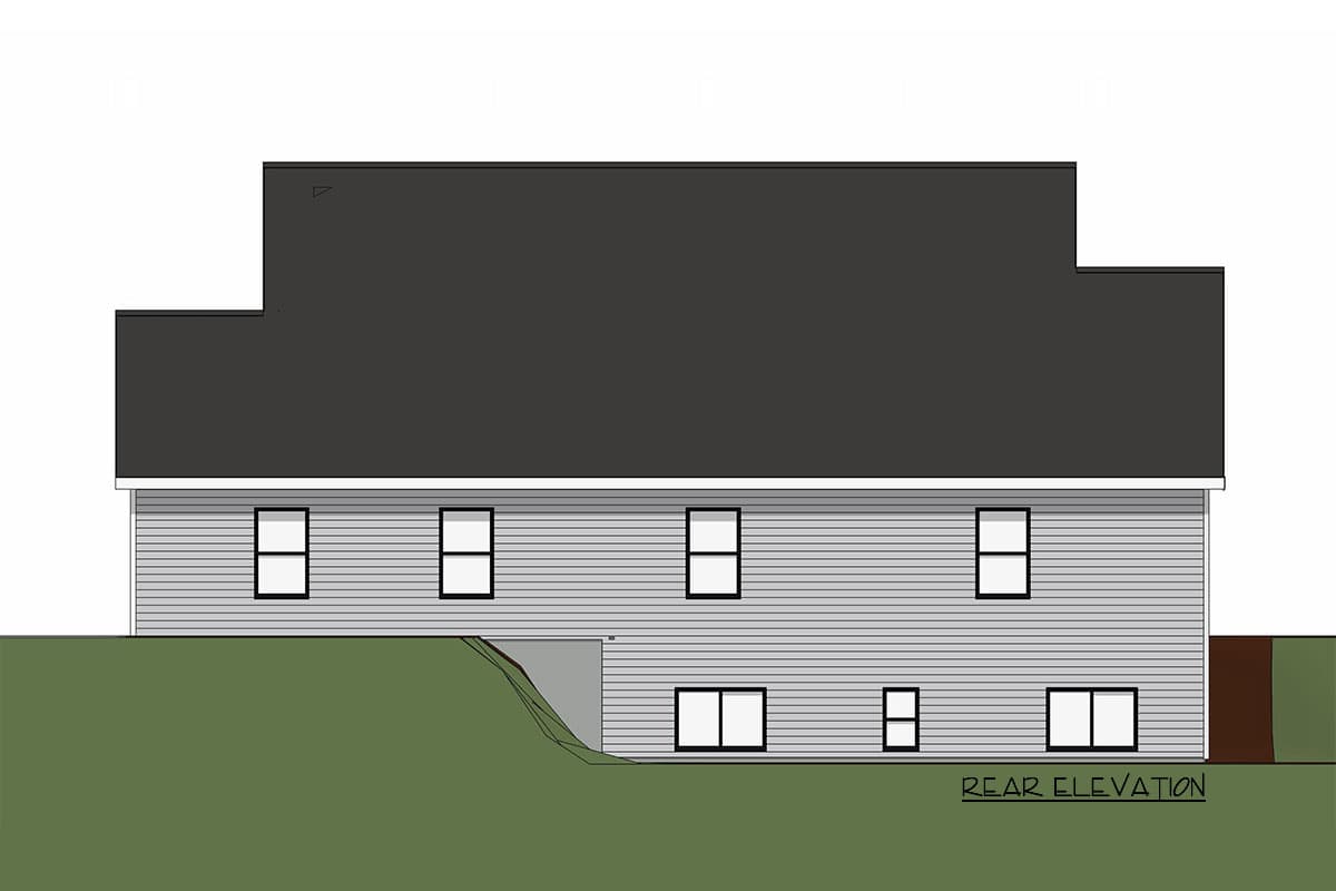 Plan 149004AND: Exclusive Ranch Home Plan with Wrap-Around Porch - Image #6 - Country, Farmhouse, Southern