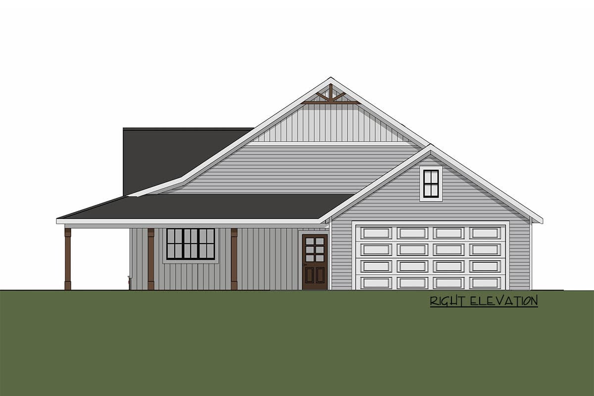 Plan 149004AND: Exclusive Ranch Home Plan with Wrap-Around Porch - Image #7 - Country, Farmhouse, Southern