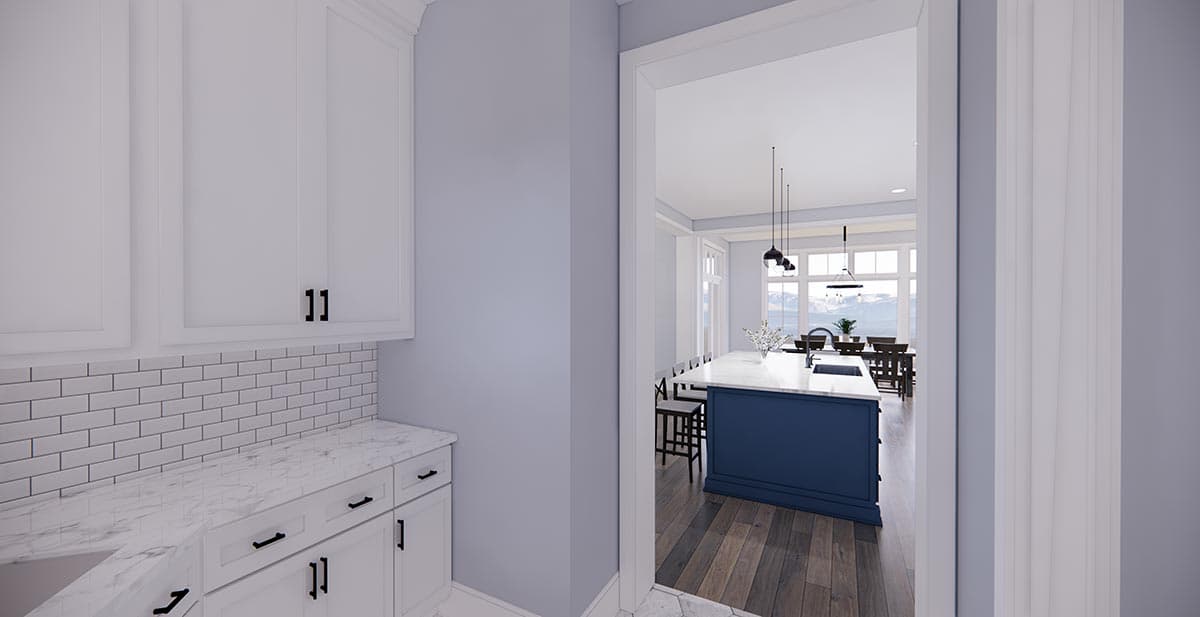 Plan 14685RK: New American House Plan with Prep Kitchen and Two Laundry Rooms - 3319 Sq Ft - Image #21 - Country, Modern Farmhouse, New American