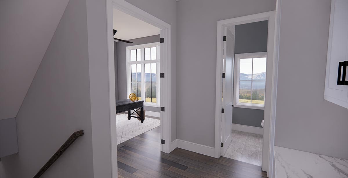 Plan 14685RK: New American House Plan with Prep Kitchen and Two Laundry Rooms - 3319 Sq Ft - Image #24 - Country, Modern Farmhouse, New American