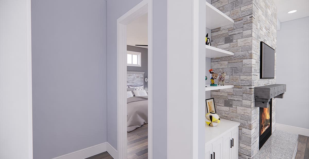 Plan 14685RK: New American House Plan with Prep Kitchen and Two Laundry Rooms - 3319 Sq Ft - Image #33 - Country, Modern Farmhouse, New American