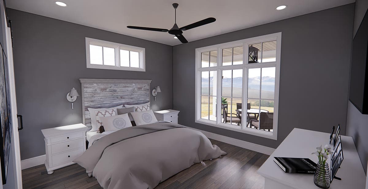 Plan 14685RK: New American House Plan with Prep Kitchen and Two Laundry Rooms - 3319 Sq Ft - Image #34 - Country, Modern Farmhouse, New American
